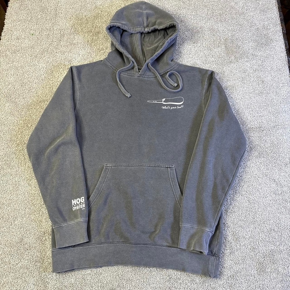 Independent Trading Company Gray Hoodie "What's Your Tool?" Medium